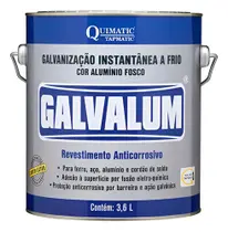 Galvanização Aluminizada A Frio Galvalum 3,6l - Quimatic T Acabamento:FoscoCor:Alumínio Fosco