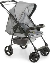 Galzerano Carrinho Para Bebê Passeio Berço Travel System Alça Reversível 0 Até 15Kg Milano Cinza