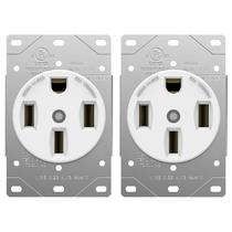 Gama: Receptáculo de saída ENERLITES 50A 125/250V NEMA 14-50R Gama: Receptáculo de saída ENERLITES 50A 125/250V NEMA 14-50R