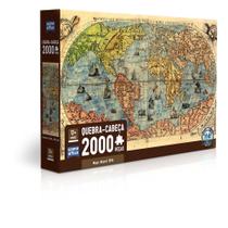 Game Office - Quebra-Cabeça 2000 Peças Mapa Mundi - Toyster Game Office - Quebra-Cabeça 2000 Peças Mapa Mundi - Toyster
