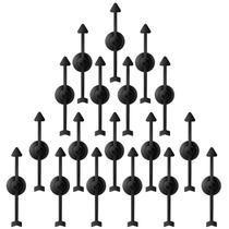 Game Spinner Arrow Black Plastic, 50 pacotes de 7,6 cm Zhanmai Game Spinner Arrow Black Plastic, 50 pacotes de 7,6 cm Zhanmai