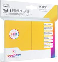 Gamegenic Matte Prime Sleeves Amarelo 66x91mm - 100 Unidades