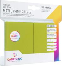 Gamegenic Matte Prime Sleeves Lima 66x91mm - 100 Unidades