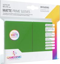 Gamegenic Matte Prime Sleeves Verde 66x91mm - 100 Unidades