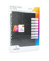 Gamegenic Side-Loading 18-Pocket Com 10 Folhas - Preto