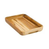 Gamela De Madeira Teca Retangular - Stolf 39,5x5