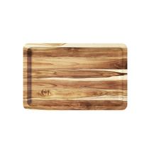 Gamela de Madeira Teca Slim Para Churrasco - Stolf