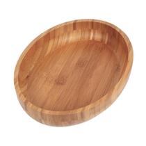 Gamela Oval Bamboo para Churrasco 33 x 23 cm - Mor