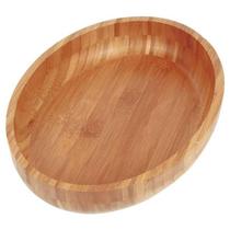 Gamela Para Churrasco Oval Mor 33x23cm Bamboo Ref.3362