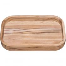 Gamela Para Churrasco Tramontina Retangular Em Madeira Teca 40x25cm Gamela Para Churrasco Tramontina Retangular Em Madeira Teca 40x25cm