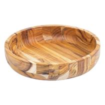 Gamela Redonda Bandeja 23cm Madeira Natural Cozinha Multiuso Gamela Redonda Bandeja 23cm Madeira Natural Cozinha Multiuso
