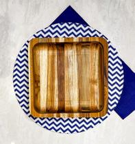 Gamela Teca Quadrada 23cm