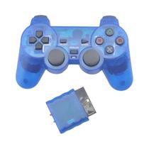 Gamepad Sem Fio 2.4G com Vibração Dupla - para PS2 e PC