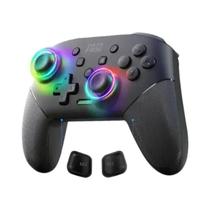 Gamepad Sem Fio Programável para Nintendo Switch OLED/Lite e PC - com Luz RGB