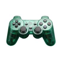 Gamepad Sem Fio PS2 2.4G - Dupla Vibração, Joypad USB para PC e PS2