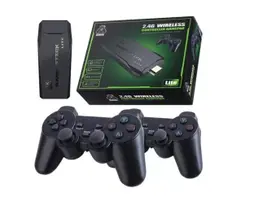 Gamer Stick 4K De Videogame Para Televisão Com 02 Controles