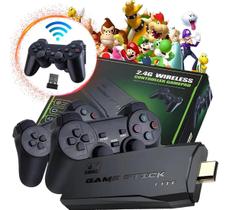 Gamer Stick 4K De Videogame Para Televisão Com 02 Controles Lite