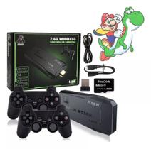 Gamer Stick 4K De Videogame Para Televisão Com 02 Controles Lite