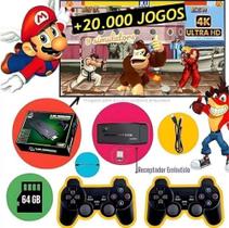 GamerStick 4K De Videogame 20 MIL JGS Para Televisão Com 02 Controles 110V/220V - 3DLite