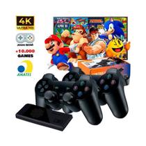 GamerStick 4K De Videogame 20 MIL JOGOS/ já Instalados, 2Controles Sem Fio 110V/220V - Lites