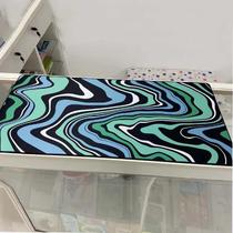 Gaming mousepad colorido arte textura notebook teclado almofada antiderrapante
