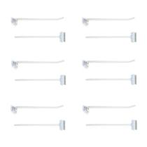 Gancheira Simples Amapa Lx 30 cm Branco Kit 12 Gancheira Simples Amapa Lx 30 cm Branco Kit 12