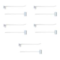 Gancheira Simples Lx 25 Cm Branco Kit 10