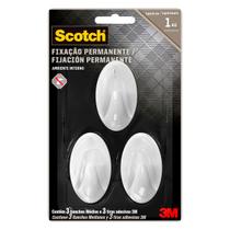 Gancho 3m Scotch Médio Branco Gancho 3m Scotch Médio Branco