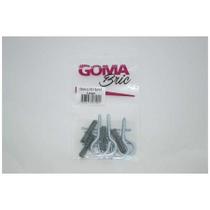 Gancho 4.2x53mm + Bucha 06mm 4 Peças Goma Bric - Goma