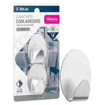 Gancho Adesivo 2 Unid. Suporte de Parede Inox 1kg