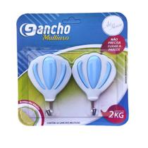 Gancho Adesivo Balão 2 Peças Multiuso Até 2 kg Resistente