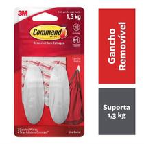 Gancho Adesivo Command Medio ATE 1,3KG com 2 Unidades 3M Gancho Adesivo Command Medio ATE 1,3KG com 2 Unidades 3M