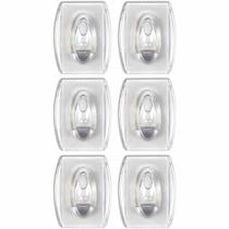 Gancho Adesivo Command Transparente Mini 6 Unidades - HB004270490 - 3M