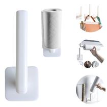 Gancho Adesivo de Parede Cabide Porta Papel Toalha Higienico