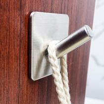 Gancho adesivo de parede em aço inox resistente multiuso Gancho adesivo de parede em aço inox resistente multiuso
