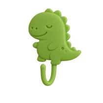 Gancho Adesivo DINOSSAURO Suporte Parede Toalha Rosto Porta Chaves Objetos Bolsas Multiuso Organizar Pendurar Objeto