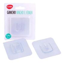 Gancho Adesivo Macho E Femea Reutilizável Transparente Casa Gancho Adesivo Macho E Femea Reutilizável Transparente Casa