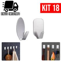 Gancho Adesivo Organizador Multiuso para Parede Metal Cozinha Banheiro Gancho Adesivo Organizador Multiuso para Parede Metal Cozinha Banheiro