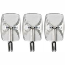 Gancho Adesivo para Utensílios Command Transparente Mini 3 Unidades - HB004270532 - 3M Gancho Adesivo para Utensílios Command Transparente Mini 3 Unidades - HB004270532 - 3M