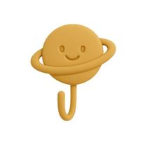 Gancho Adesivo PLANETA Suporte Parede Toalha Rosto Porta Chaves Objetos Bolsas Multiuso Organizar Pendurar Objeto