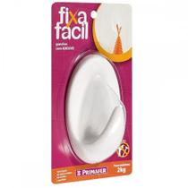 Gancho Adesivo Primafer Branco Plastico 2 1Kg 1Pecas Grande 2505