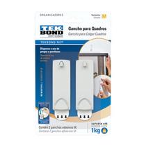 Gancho Adesivo Quartzo 1,5Kg Branco Tek Bond