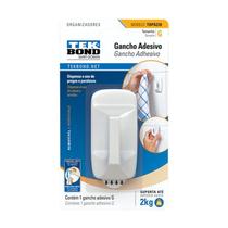 Gancho Adesivo Topázio 2Kg Branco Tek Bond Gancho Adesivo Topázio 2Kg Branco Tek Bond
