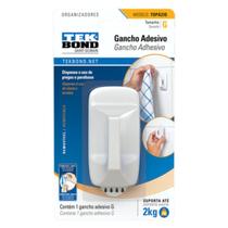 Gancho Adesivo Topazio G 3kg Branco Com 1 Peça Gancho Adesivo Topazio G 3kg Branco Com 1 Peça