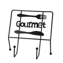 Gancho aramado preto p/ pano de prato Gancho aramado preto p/ pano de prato