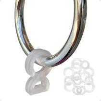 Gancho Argola Transparente Cortina Varão Comum Ganchinho 8 Oito Cortina Kit 10/20/25/30/40/50 Un