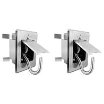 Gancho Armador Rede Alianca Luxo Embutir Cromado 7323 Ip