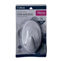 GANCHO C ADESIVO BRANCO 2505 C 1 UN peso ate 2 kgs - PRIMAFER