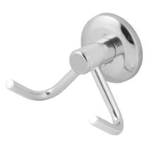 Gancho Cabide Duplo De Toalha Em Aço Inox E Alumínio