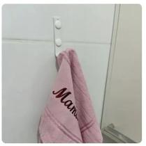 Gancho Cabide P/banheiro-branco-porta-toalha-esponja